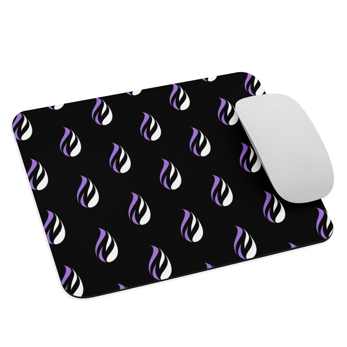 Neovation Flame Icon Pattern Mouse Pad
