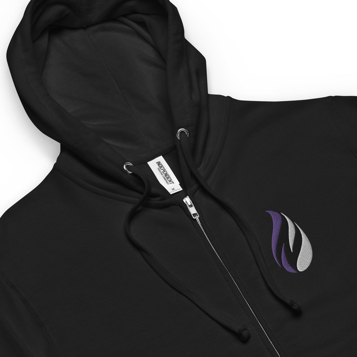 Neovation Flame Icon Unisex Fleece Zip-up Hooded Sweater