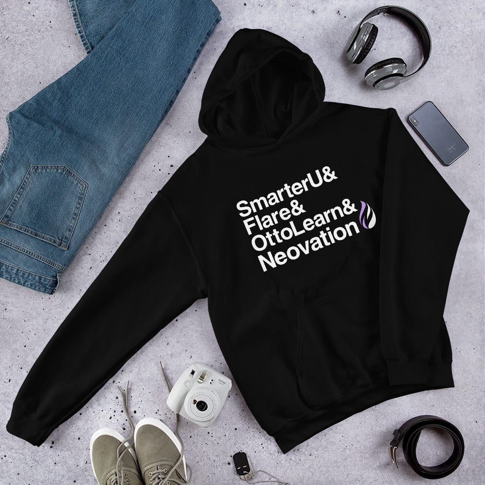 SmarterU & Flare & OttoLearn & Neovation Unisex Hooded Sweatshirt