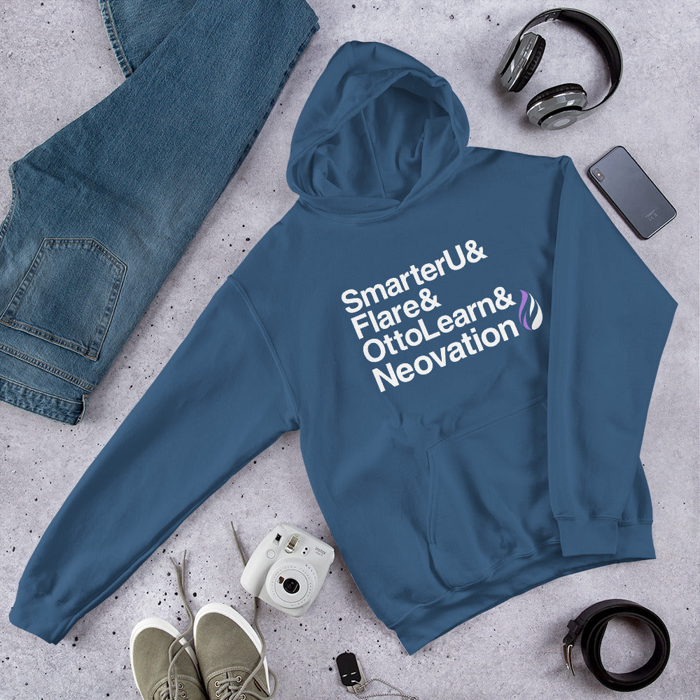 SmarterU & Flare & OttoLearn & Neovation Unisex Hooded Sweatshirt