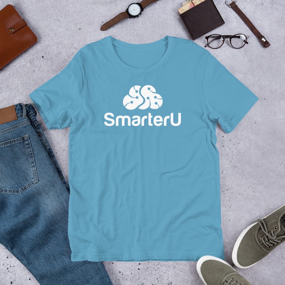 SmarterU Vintage Logo Short-Sleeve Unisex T-Shirt