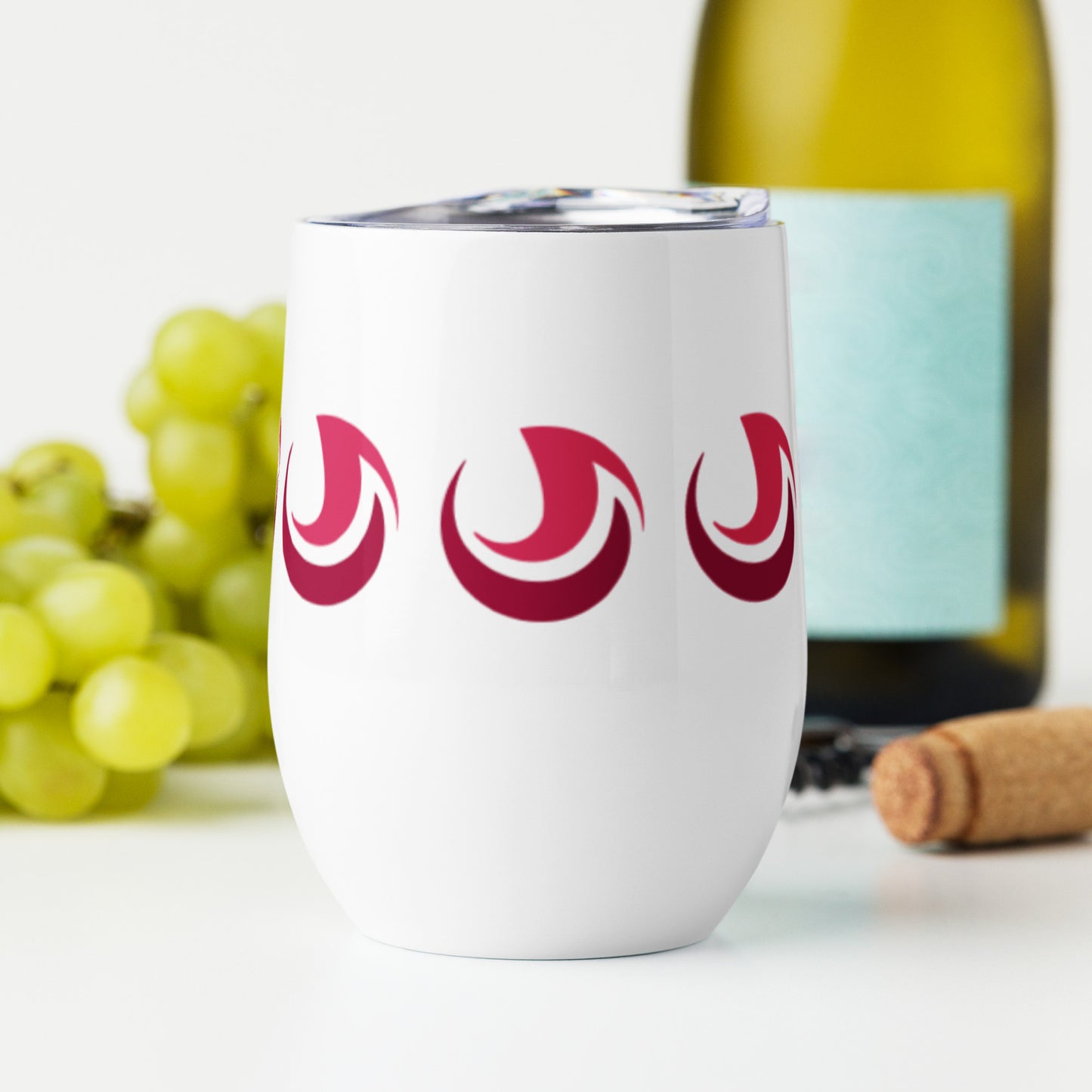 OttoLearn Swoop Icon Wine Tumbler