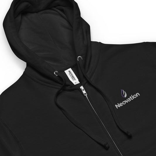 Neovation Logo Unisex Fleece Zip-up Hooded Sweater