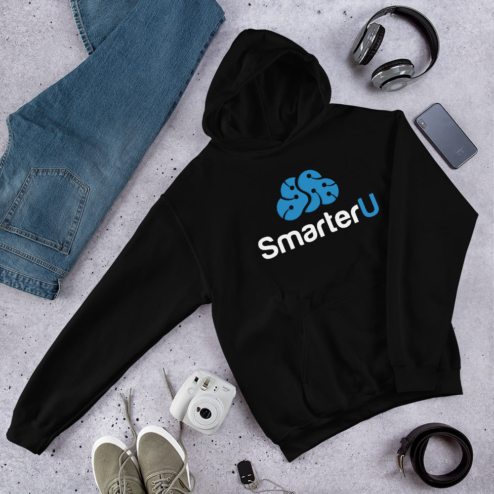 SmarterU Vintage Logo Unisex Hooded Sweatshirt