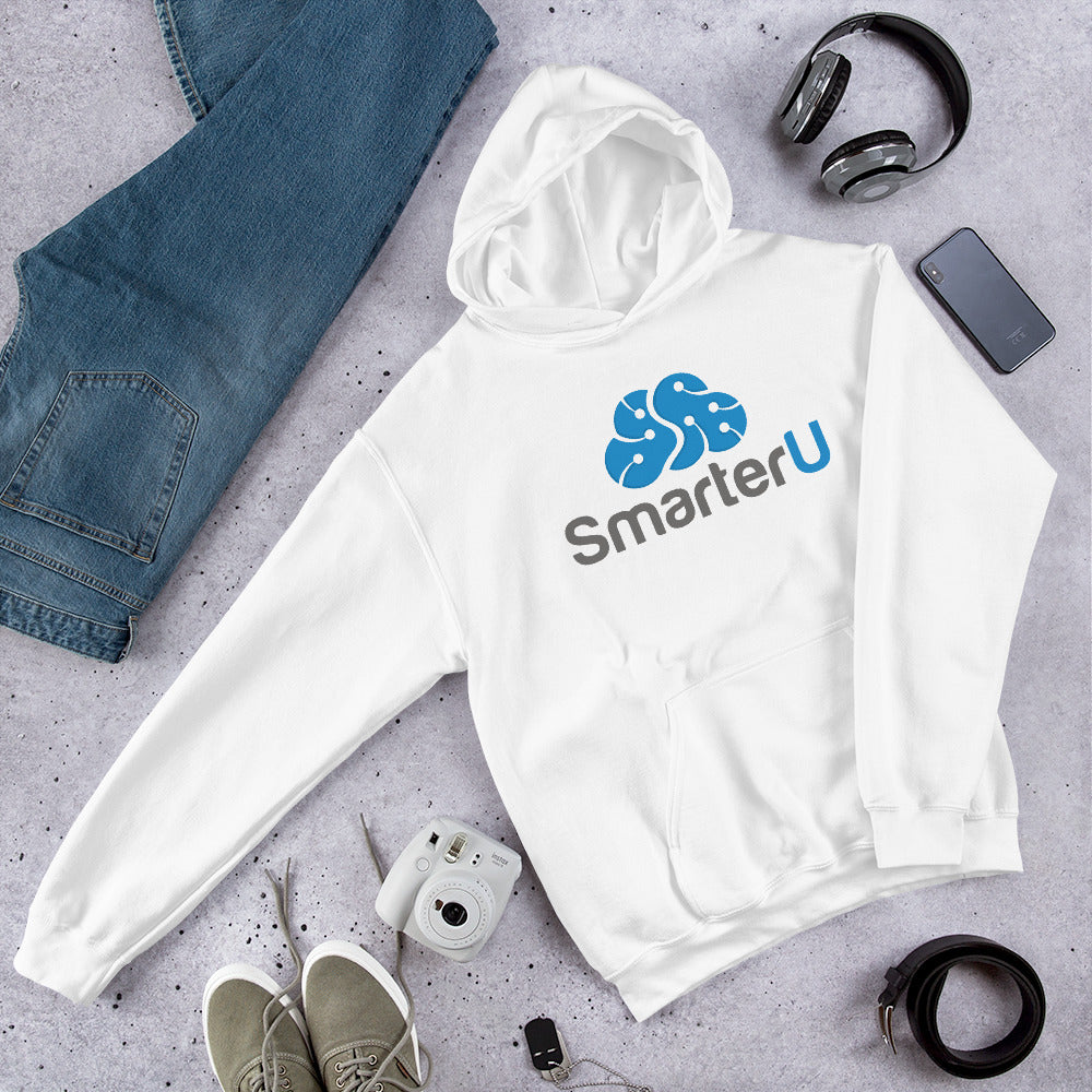 SmarterU Vintage Logo Unisex Hooded Sweatshirt