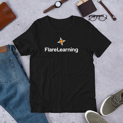 Flare Learning Logo Short-Sleeve Unisex T-Shirt