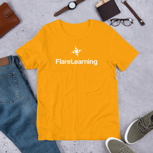Flare Learning Logo Short-Sleeve Unisex T-Shirt